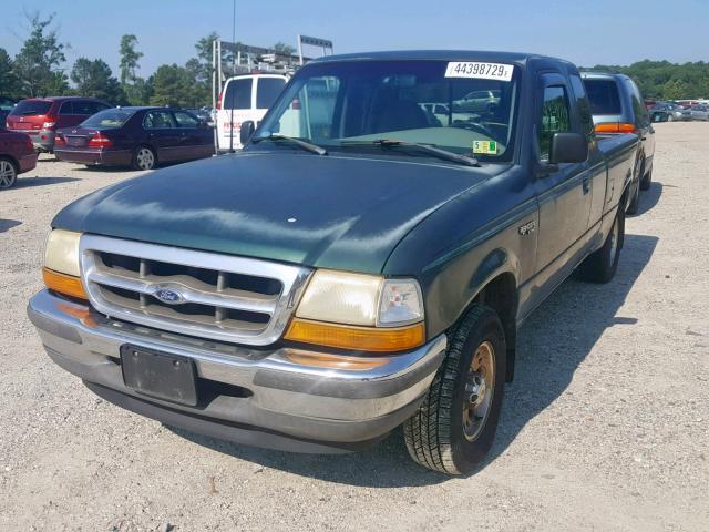 1FTYR14U0WTA69922 - 1998 FORD RANGER SUP GREEN photo 2