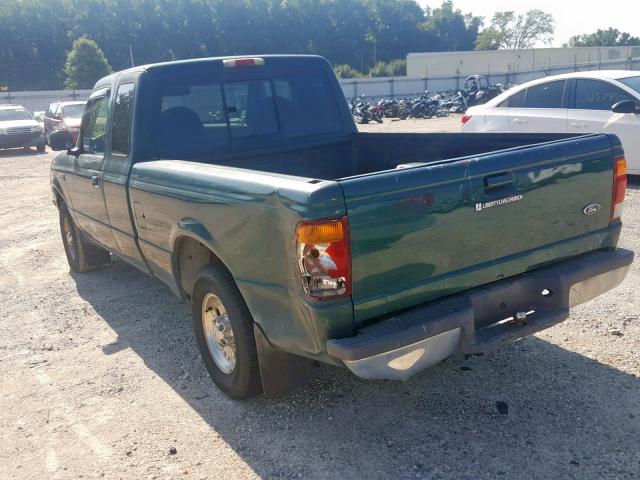 1FTYR14U0WTA69922 - 1998 FORD RANGER SUP GREEN photo 3