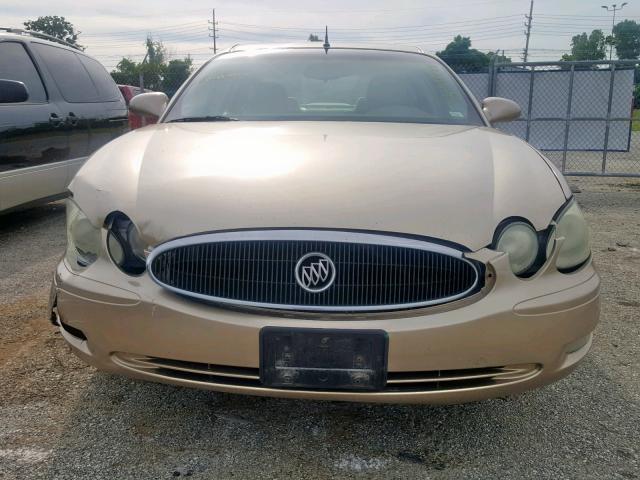 2G4WC532051267450 - 2005 BUICK LACROSSE C GOLD photo 9