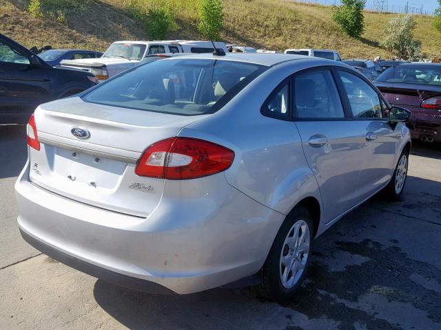 3FADP4AJ3DM123182 - 2013 FORD FIESTA S SILVER photo 4