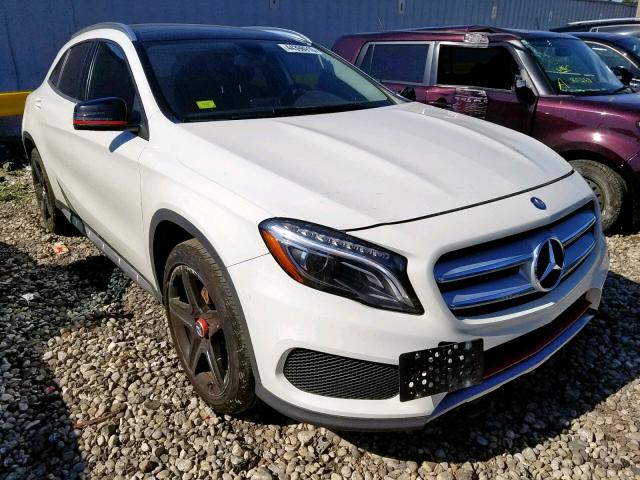 WDCTG4GB1FJ110267 - 2015 MERCEDES-BENZ GLA 250 4M WHITE photo 1