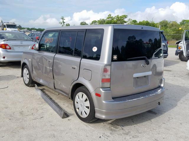 JTLKT324764037201 - 2006 TOYOTA SCION XB 银色 照片 3