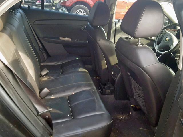 1G1ZE5E76BF116744 - 2011 CHEVROLET MALIBU LTZ შავი ფოტო 6