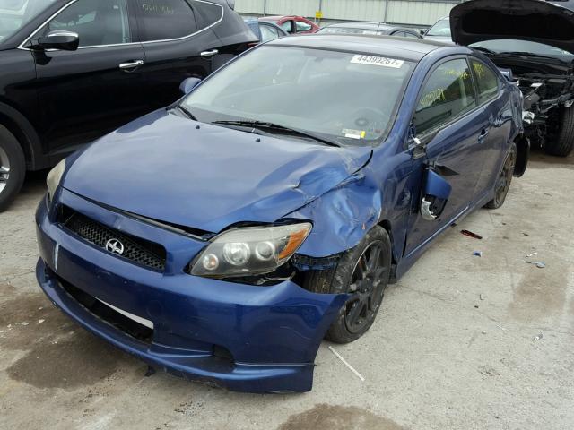 JTKDE167380266940 - 2008 TOYOTA SCION BLUE photo 2