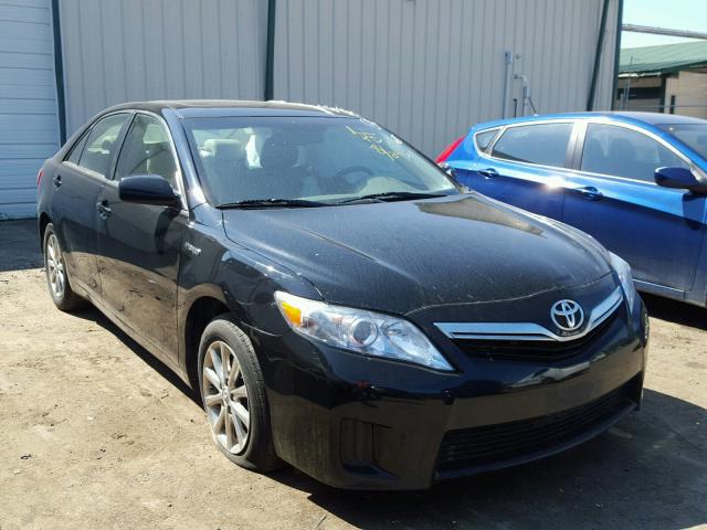 4T1BB3EK9BU143860 - 2011 TOYOTA CAMRY HYBR BLACK photo 1