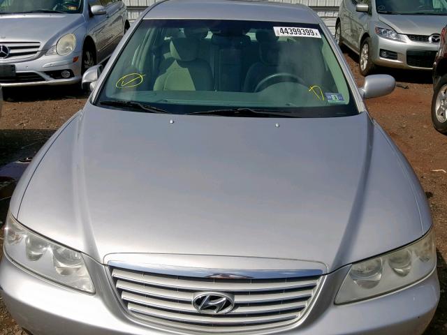 KMHFC46F36A075357 - 2006 HYUNDAI AZERA SE GRAY photo 7