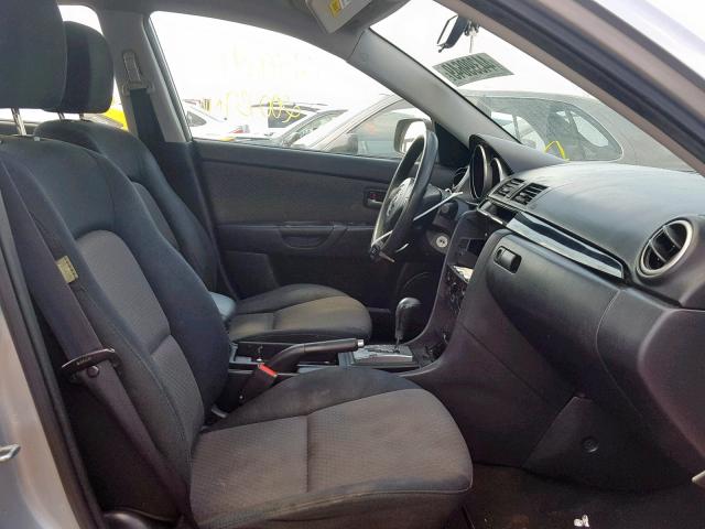 JM1BK32F161527859 - 2006 MAZDA 3 I SILVER photo 5