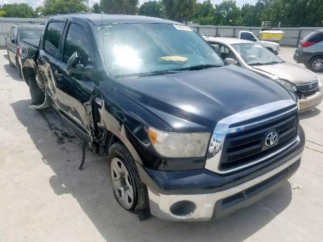 5TFEY5F19AX078796 - 2010 TOYOTA TUNDRA CRE BLACK photo 1