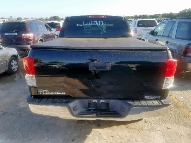 5TFEY5F19AX078796 - 2010 TOYOTA TUNDRA CRE BLACK photo 9