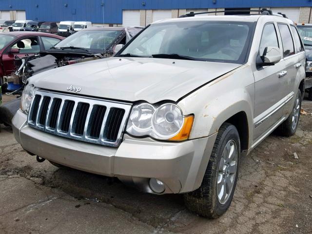 1J8HR68M08C137431 - 2008 JEEP GRAND CHER SILVER photo 2