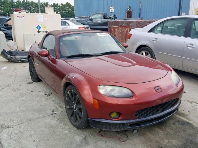 JM1NC25F760111837 - 2006 MAZDA MX-5 MIATA MAROON photo 1