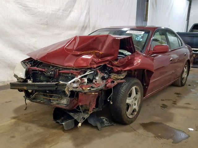 19UUA56642A052947 - 2002 ACURA 3.2TL RED photo 2