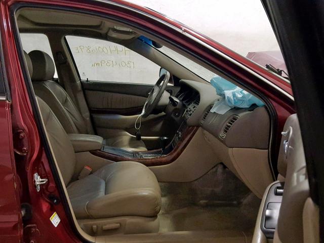 19UUA56642A052947 - 2002 ACURA 3.2TL RED photo 5