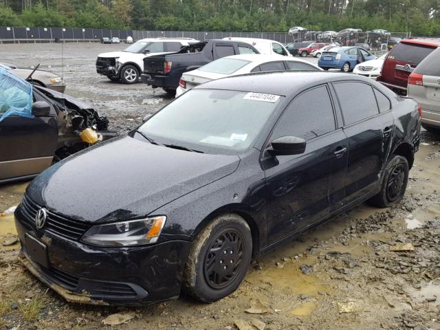 3VW2K7AJ8DM295626 - 2013 VOLKSWAGEN JETTA BASE Սև լուսանկար 2