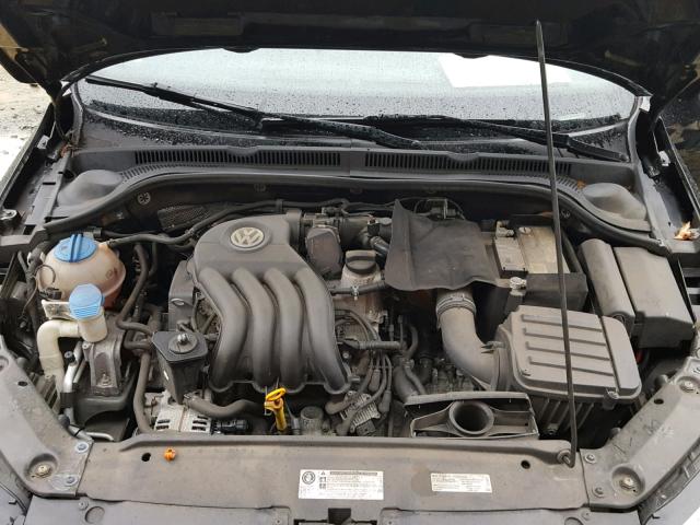 3VW2K7AJ8DM295626 - 2013 VOLKSWAGEN JETTA BASE Սև լուսանկար 7