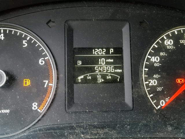 3VW2K7AJ8DM295626 - 2013 VOLKSWAGEN JETTA BASE Սև լուսանկար 8