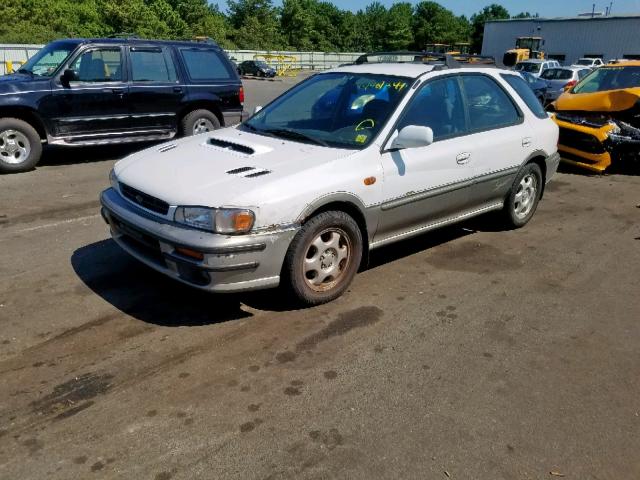 JF1GF48551G804541 - 2001 SUBARU IMPREZA OU WHITE photo 2