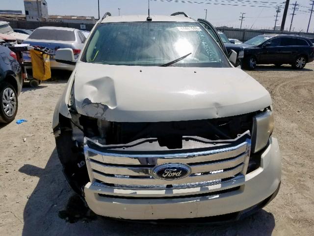 2FMDK38C97BB02980 - 2007 FORD EDGE SEL TAN photo 9