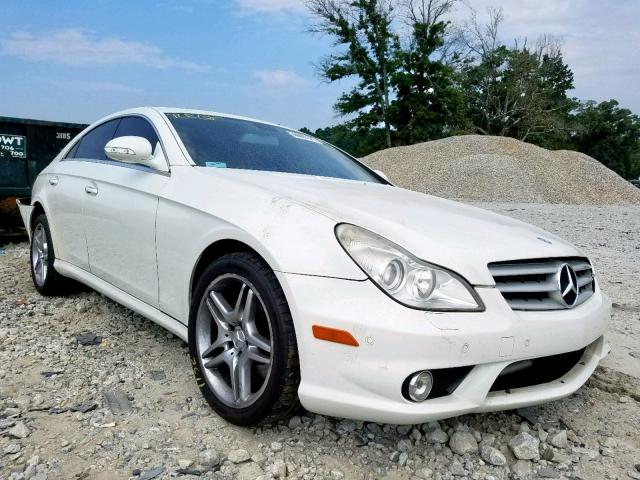 WDDDJ72X17A109238 - 2007 MERCEDES-BENZ CLS 550 WHITE photo 1