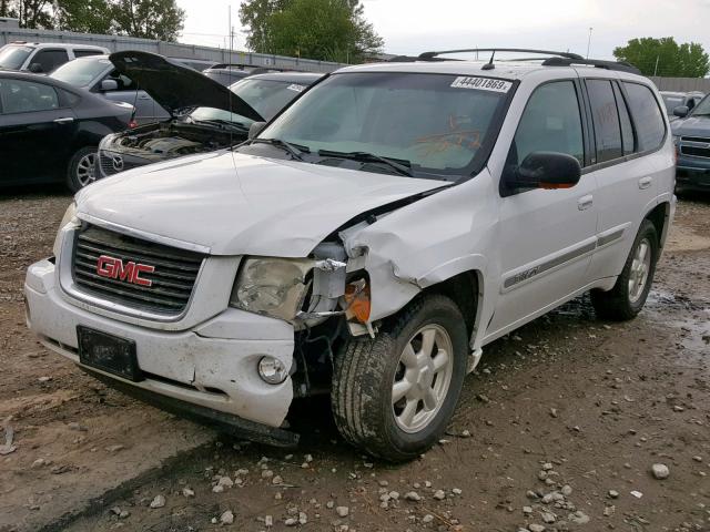 1GKDT13S442415042 - 2004 GMC ENVOY WHITE photo 2