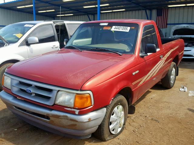 1FTCR10A4VUC24745 - 1997 FORD RANGER RED photo 2