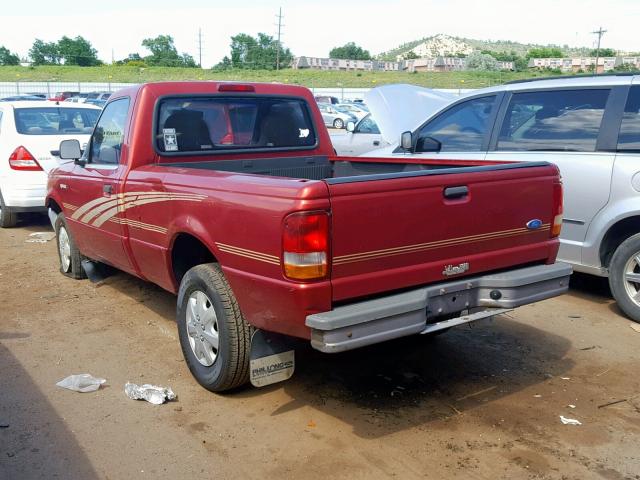 1FTCR10A4VUC24745 - 1997 FORD RANGER RED photo 3
