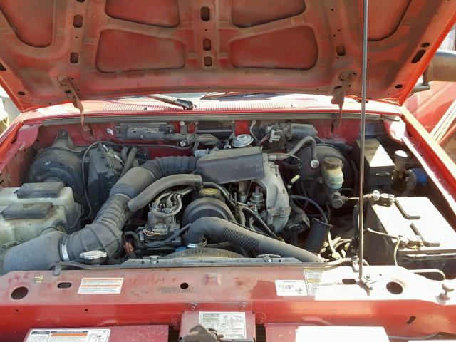 1FTCR10A4VUC24745 - 1997 FORD RANGER RED photo 7