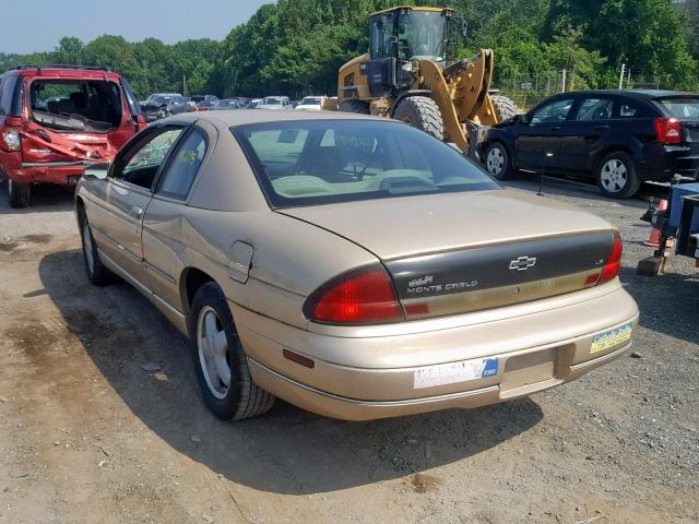 2G1WW12MXX9201167 - 1999 CHEVROLET MONTE CARL GOLD photo 3