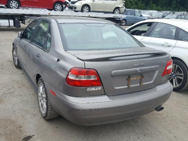 YV1VS27574F072369 - 2004 VOLVO S40 1.9T GRAY photo 3