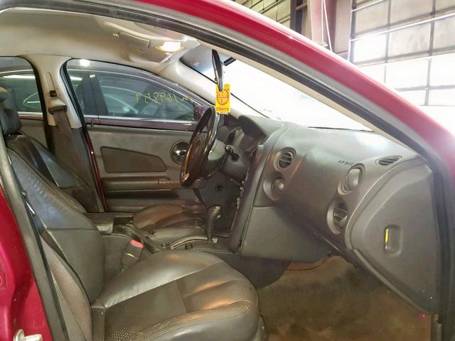 2G2WR524051325681 - 2005 PONTIAC GRAND PRIX BURGUNDY photo 5