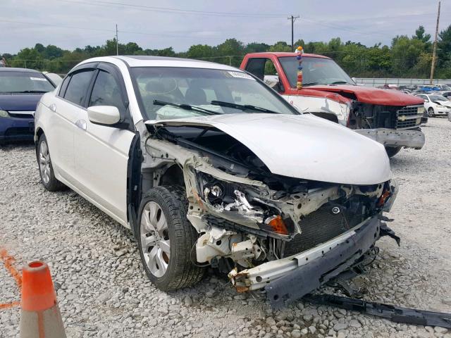 1HGCP36858A040461 - 2008 HONDA ACCORD EXL WHITE photo 1