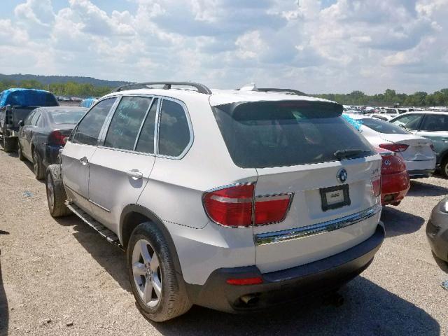 4USFE43577LY77131 - 2007 BMW X5 3.0I WHITE photo 3