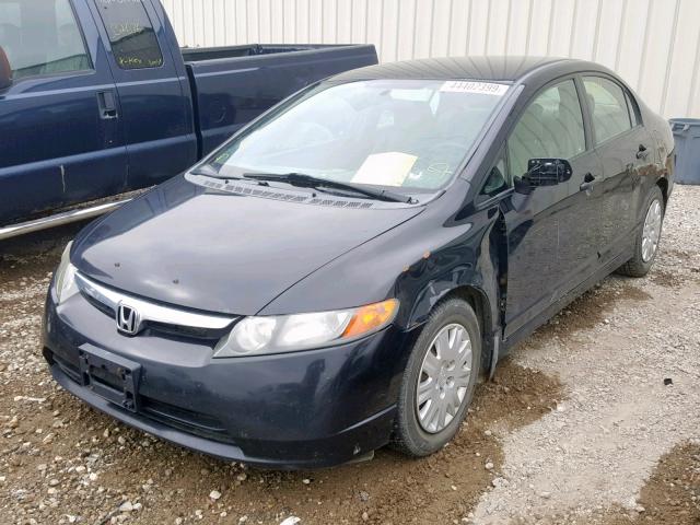 2HGFA15248H124062 - 2008 HONDA CIVIC DX BLACK photo 9