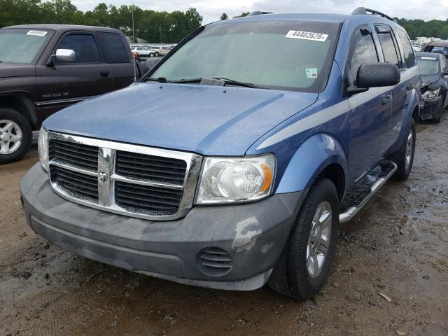 1D8HD38K87F527758 - 2007 DODGE DURANGO SX BLUE photo 2