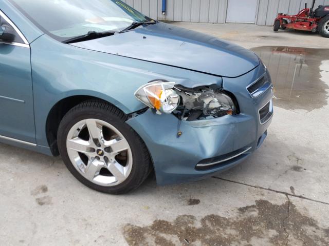 1G1ZH57BX9F221063 - 2009 CHEVROLET MALIBU 1LT 绿色 照片 9
