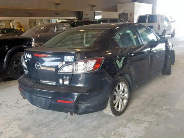 JM1BL1S54A1163356 - 2010 MAZDA 3 S BLACK photo 4