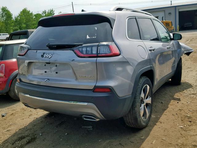 1C4PJMDX8KD275542 - 2019 JEEP CHEROKEE L GRAY photo 4