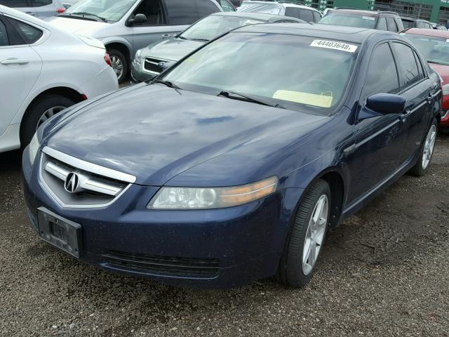 19UUA66255A046890 - 2005 ACURA TL BLUE photo 2