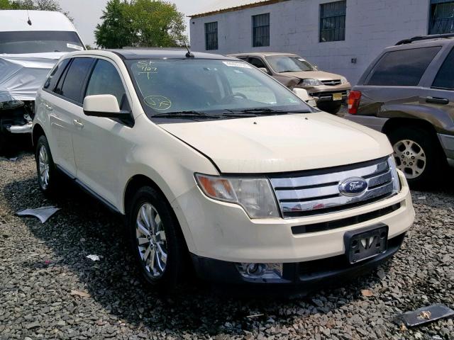 2FMDK48C48BA24745 - 2008 FORD EDGE SEL WHITE photo 1