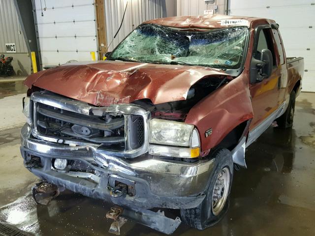 1FTSX31S33EB34997 - 2003 FORD F350 SRW S MAROON photo 2