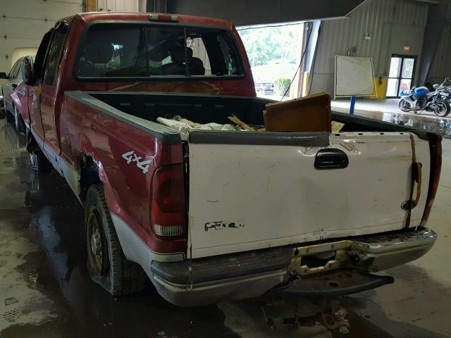 1FTSX31S33EB34997 - 2003 FORD F350 SRW S MAROON photo 3