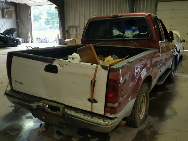 1FTSX31S33EB34997 - 2003 FORD F350 SRW S MAROON photo 4