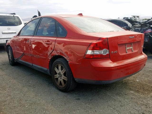 YV1MS382662174813 - 2006 VOLVO S40 2.4I RED photo 3