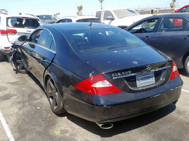 WDDDJ72X77A113245 - 2007 MERCEDES-BENZ CLS 550 BLACK photo 3