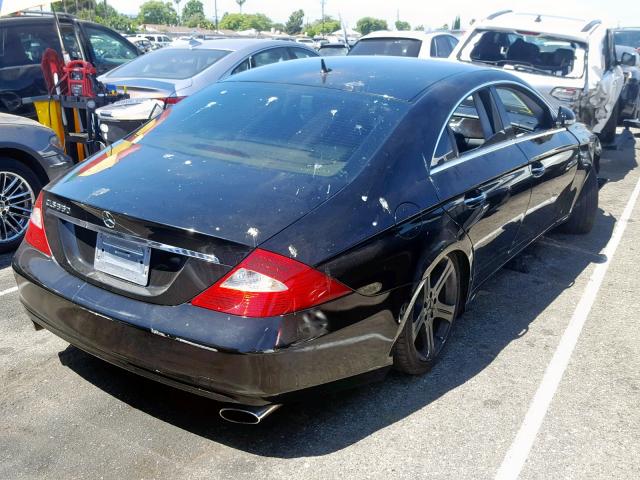 WDDDJ72X77A113245 - 2007 MERCEDES-BENZ CLS 550 BLACK photo 4