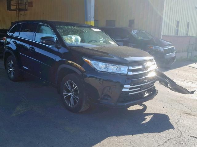 5TDBZRFHXJS844190 - 2018 TOYOTA HIGHLANDER BLACK photo 1