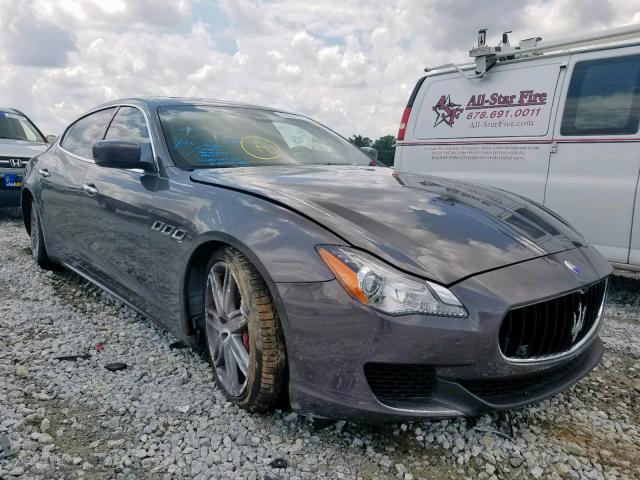 ZAM56RRA1F1131750 - 2015 MASERATI QUATTROPOR BROWN photo 1