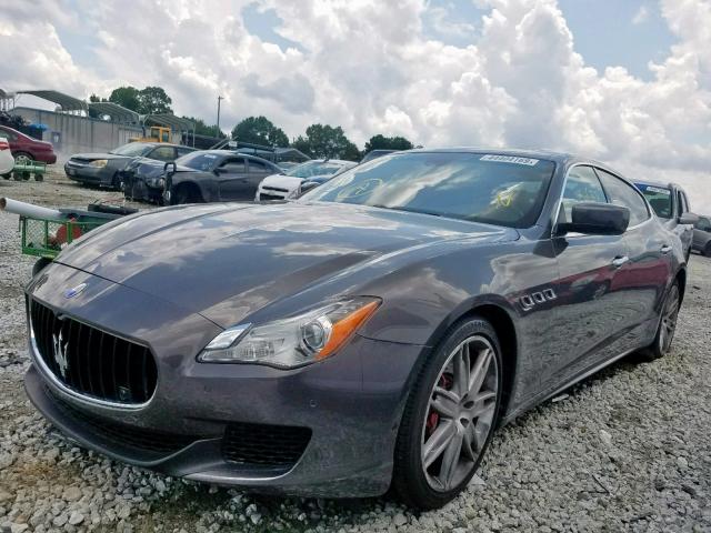 ZAM56RRA1F1131750 - 2015 MASERATI QUATTROPOR BROWN photo 2