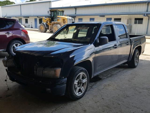 1GCCS136048185896 - 2004 CHEVROLET COLORADO BLACK photo 2