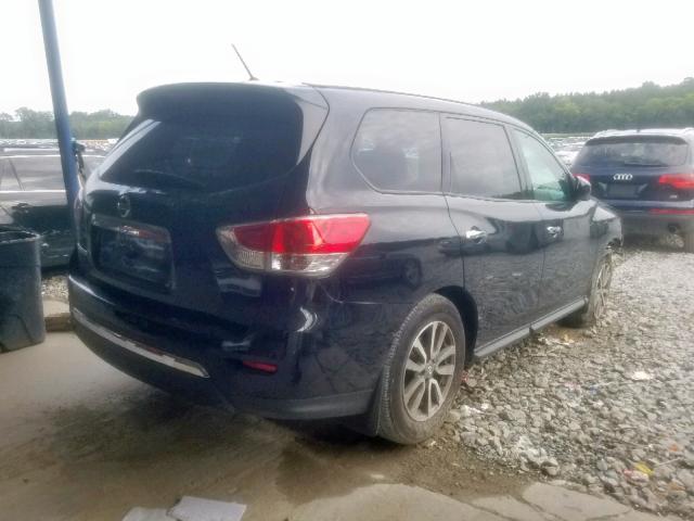 5N1AR2MN4EC688341 - 2014 NISSAN PATHFINDER BLACK photo 4